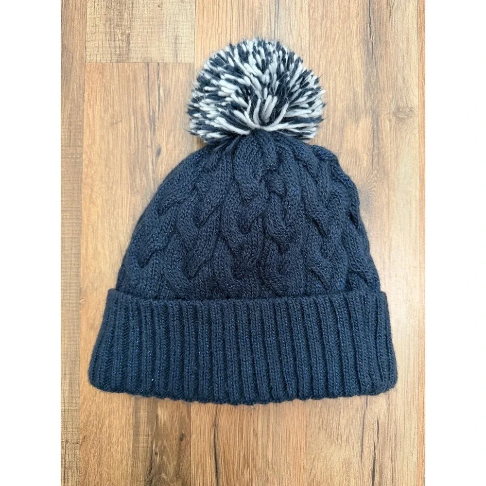 New‎ Era Patriots Beanie Navy Pom Pom Womens NFL Knit Winter Hat